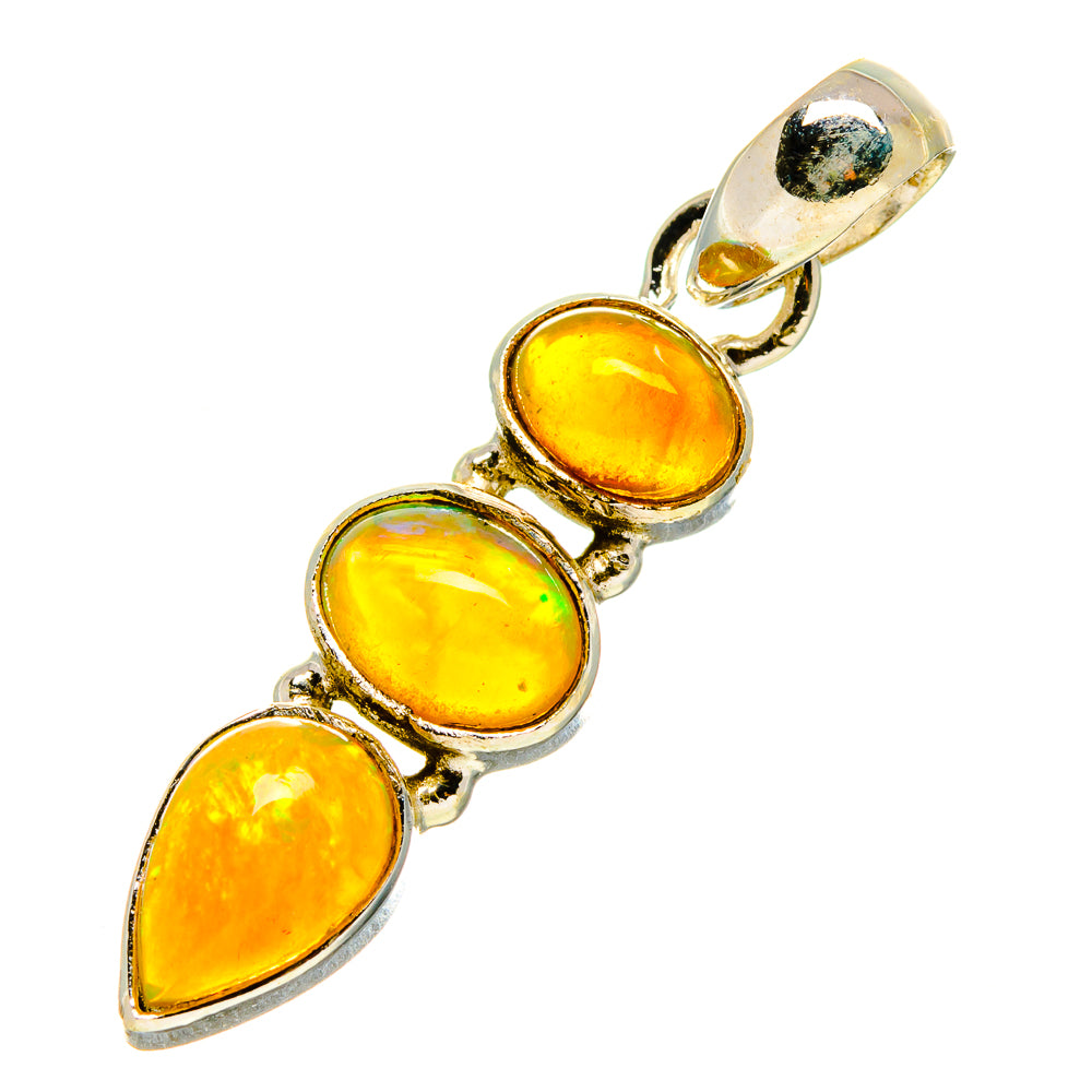 Ethiopian Opal Pendants handcrafted by Anasilvercos - PD758939