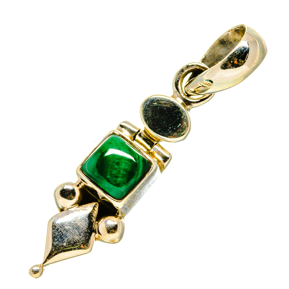 Malachite Pendants handcrafted by Anasilvercos - PD758949