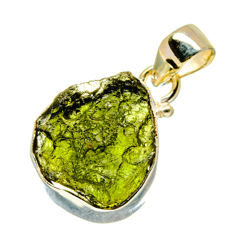 Czech Moldavite Pendants handcrafted by Anasilvercos - PD758953