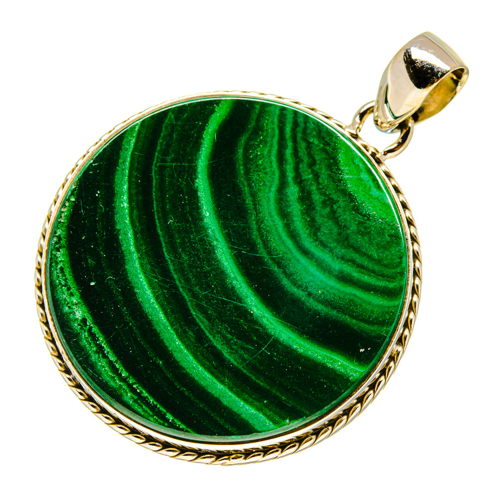 Malachite Pendants handcrafted by Anasilvercos - PD758960