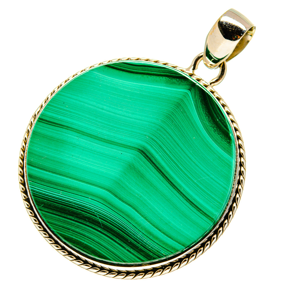 Malachite Pendants handcrafted by Anasilvercos - PD758971