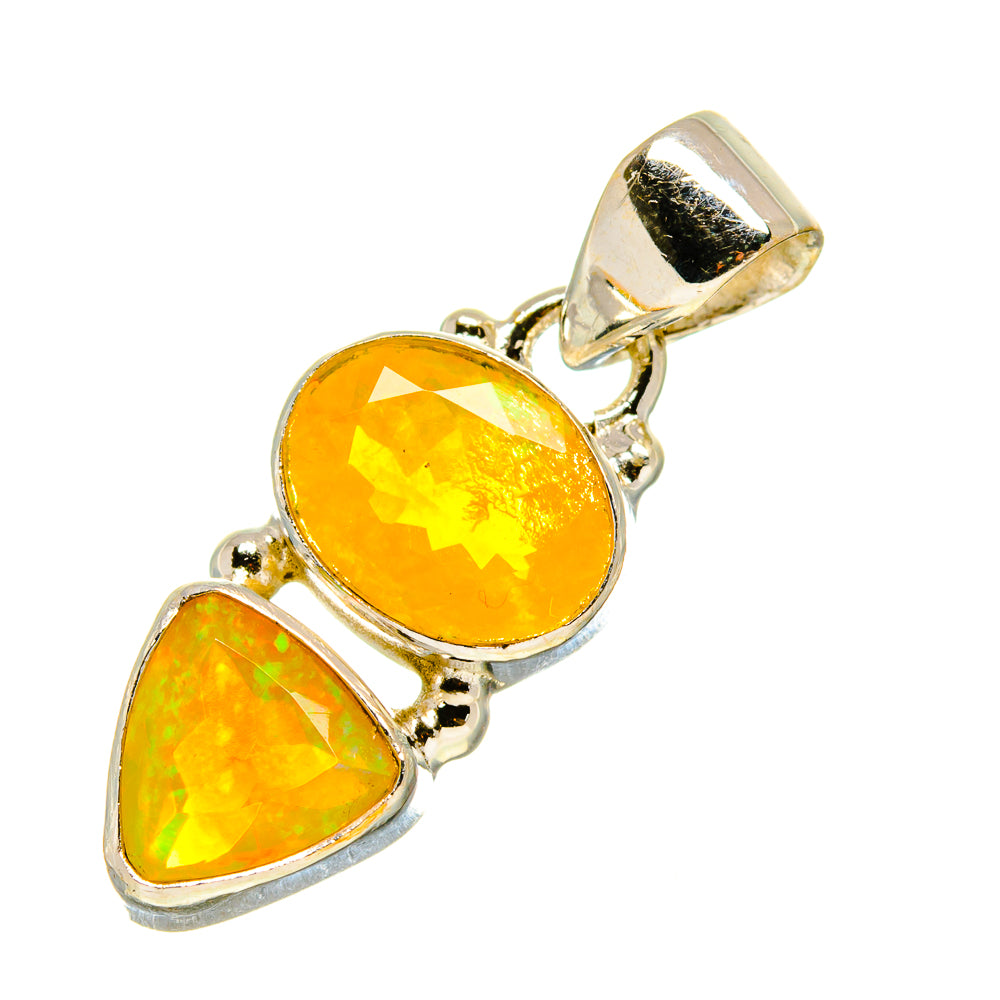 Ethiopian Opal Pendants handcrafted by Anasilvercos - PD758989