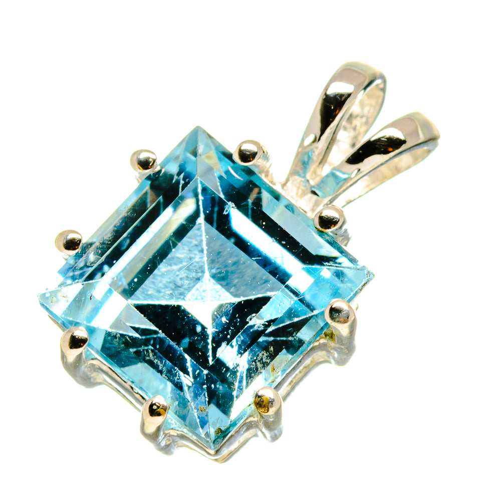 Blue Topaz Pendants handcrafted by Anasilvercos - PD758998