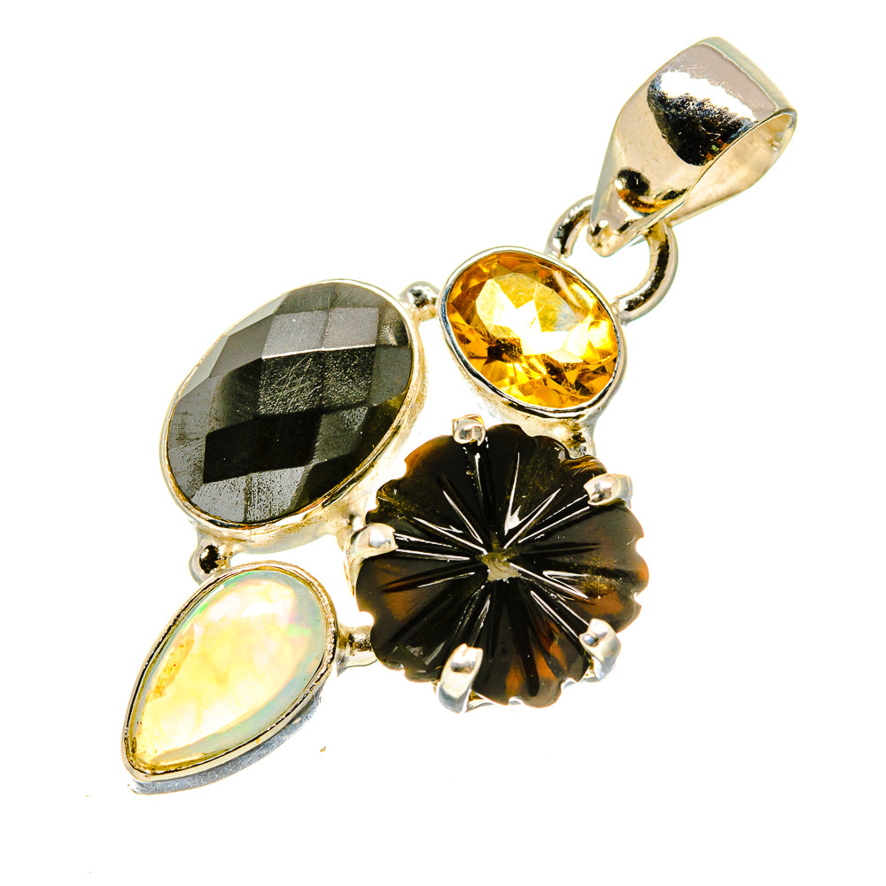 Black Onyx Pendants handcrafted by Anasilvercos - PD759008