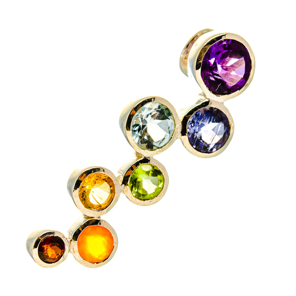 Multi-Stone Chakra Pendants handcrafted by Anasilvercos - PD759018