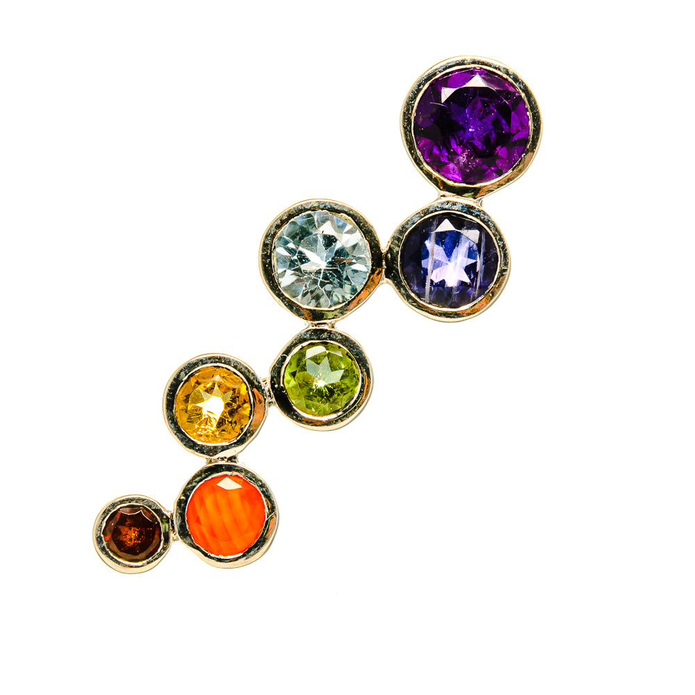 Multi-Stone Chakra Pendants handcrafted by Anasilvercos - PD759023