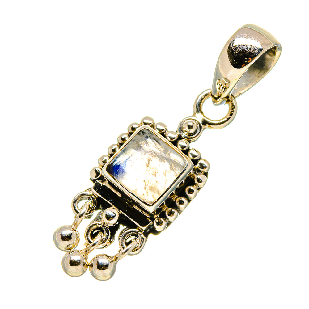 Rainbow Moonstone Pendants handcrafted by Anasilvercos - PD759039
