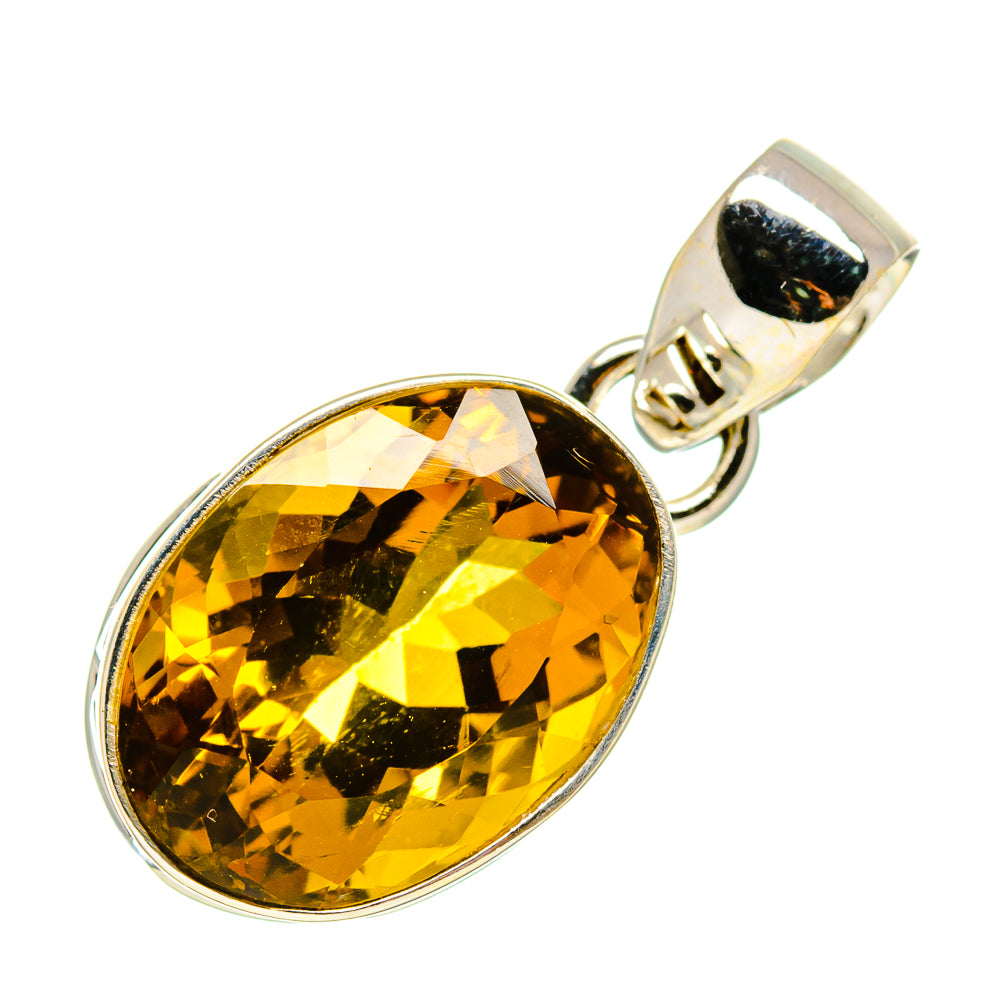 Mandarin Citrine Pendants handcrafted by Anasilvercos - PD759042