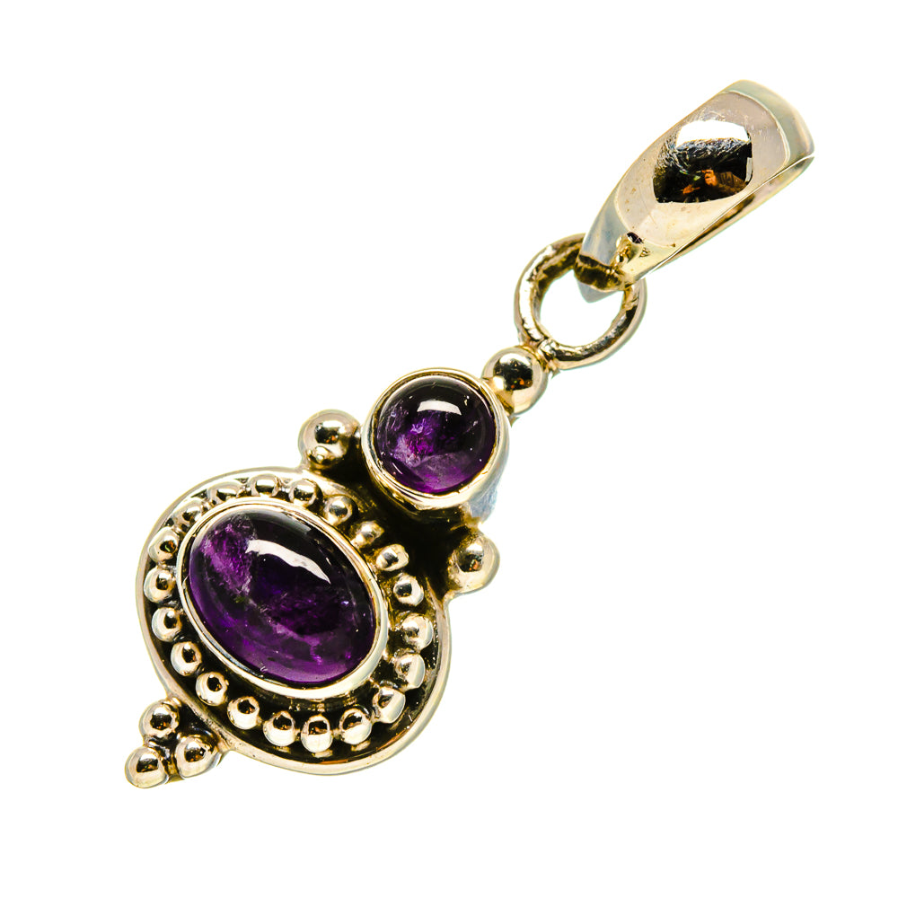 Amethyst Pendants handcrafted by Anasilvercos - PD759046