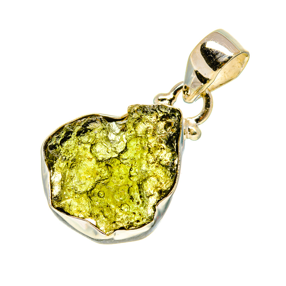 Czech Moldavite Pendants handcrafted by Anasilvercos - PD759051
