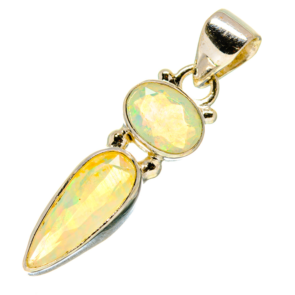 Ethiopian Opal Pendants handcrafted by Anasilvercos - PD759052