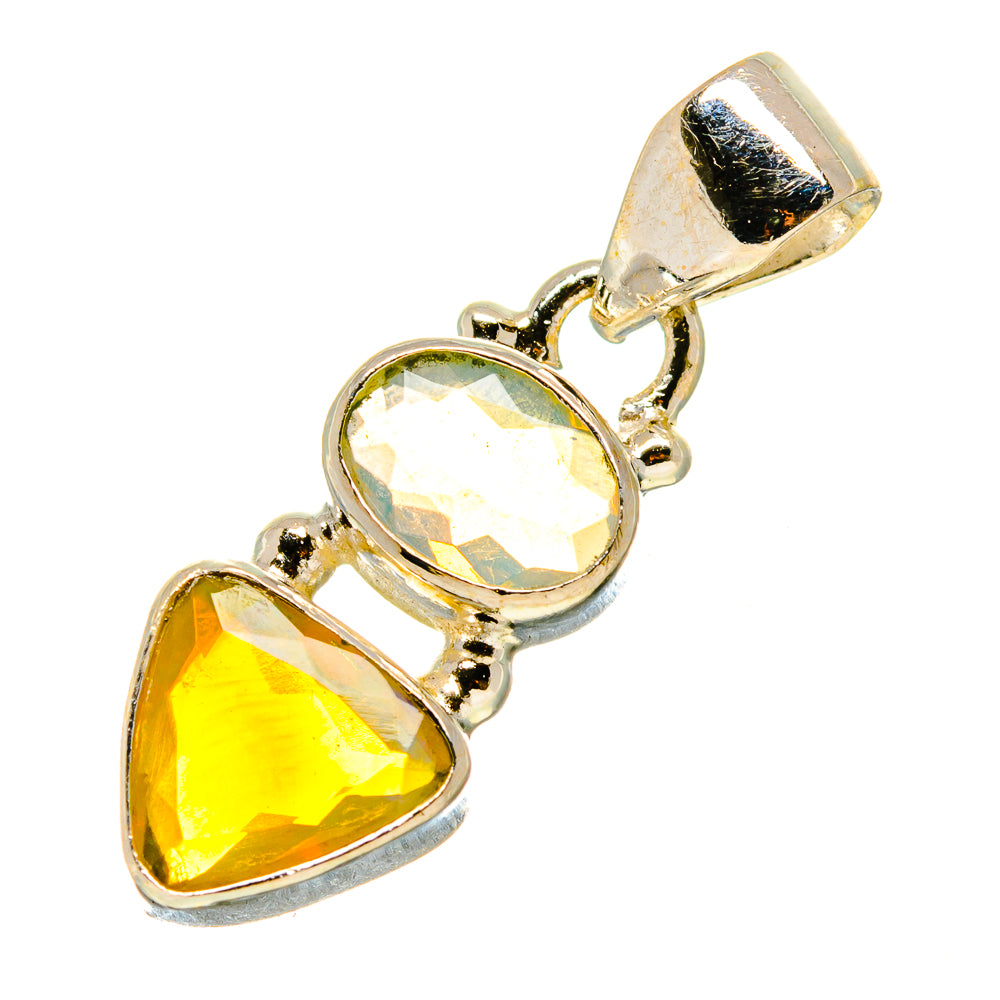 Ethiopian Opal Pendants handcrafted by Anasilvercos - PD759057