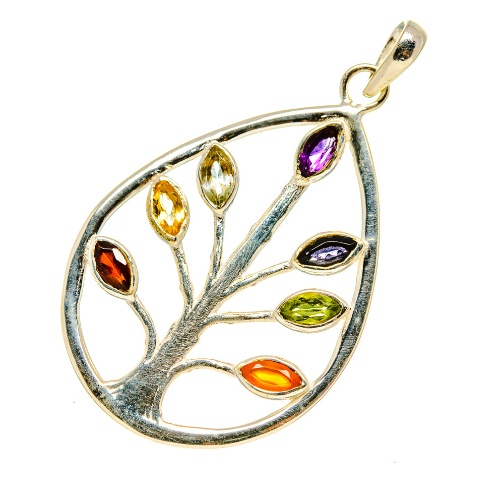 Multi-Stone Chakra Pendants handcrafted by Anasilvercos - PD759069