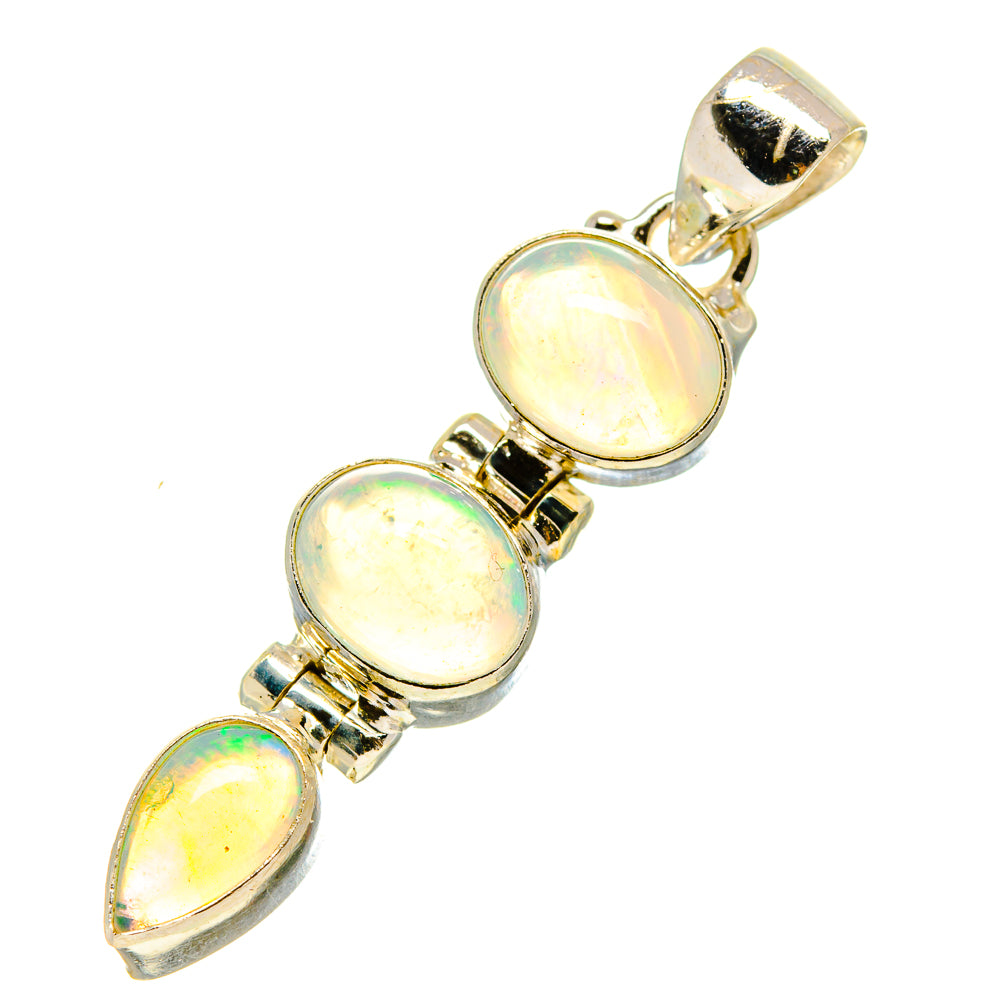 Ethiopian Opal Pendants handcrafted by Anasilvercos - PD759089