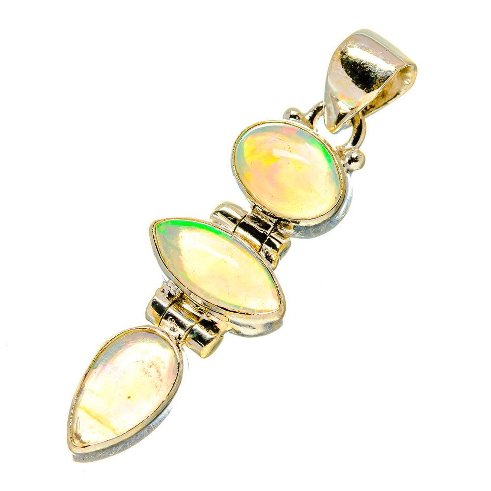 Ethiopian Opal Pendants handcrafted by Anasilvercos - PD759090