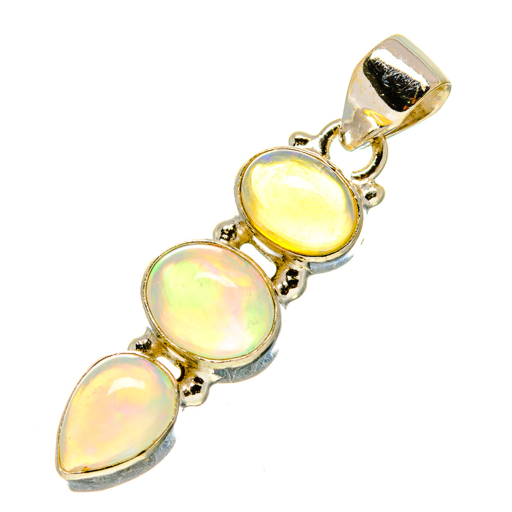 Ethiopian Opal Pendants handcrafted by Anasilvercos - PD759101