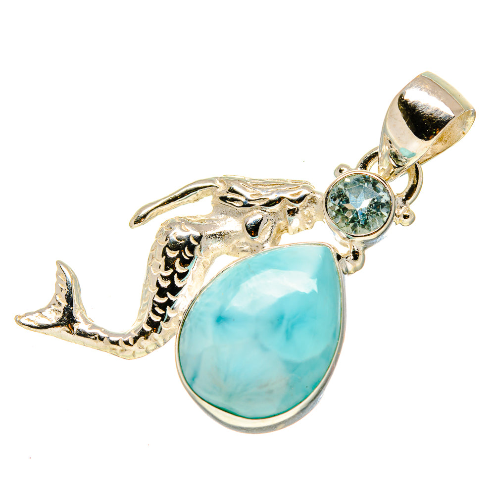 Larimar Pendants handcrafted by Anasilvercos - PD759117