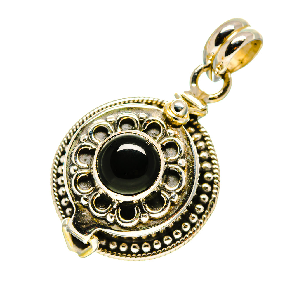 Black Onyx Pendants handcrafted by Anasilvercos - PD759124