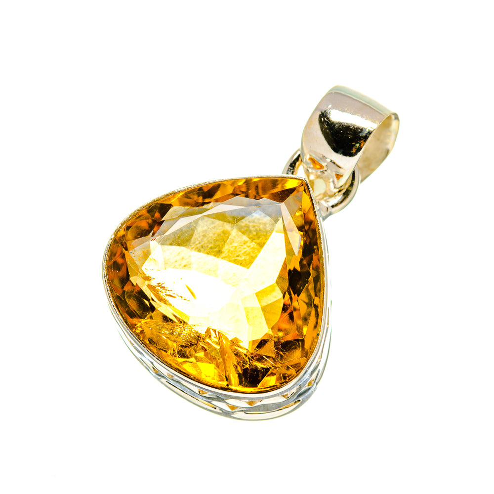 Lemon Quartz Pendants handcrafted by Anasilvercos - PD759125
