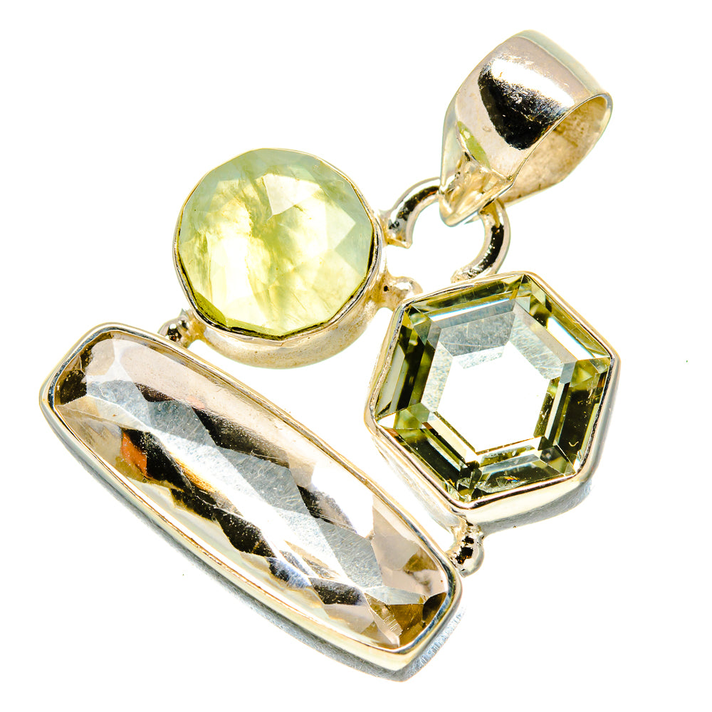 White Quartz Pendants handcrafted by Anasilvercos - PD759143