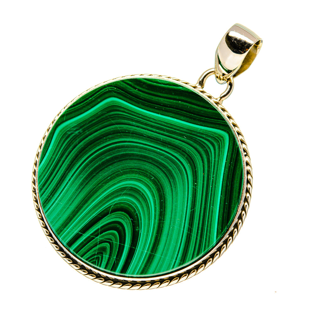 Malachite Pendants handcrafted by Anasilvercos - PD759148