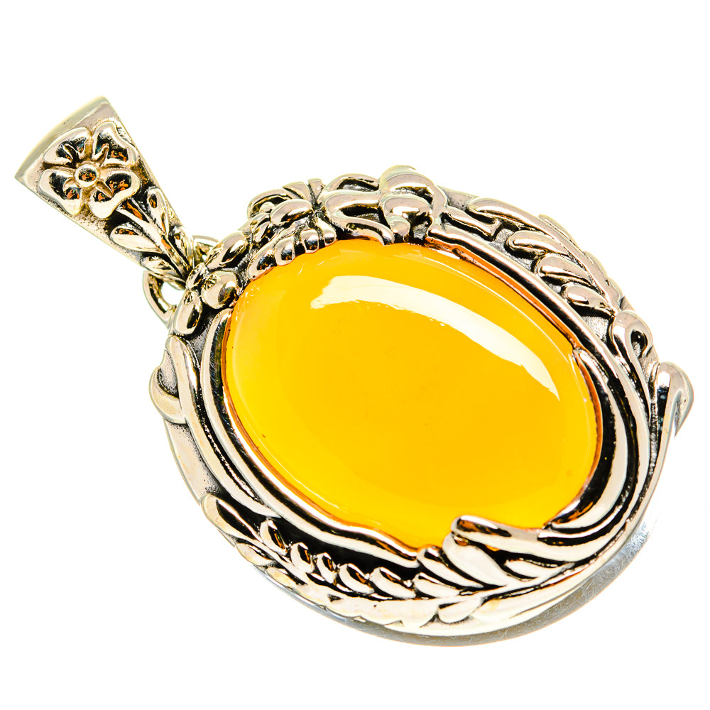 Peach Moonstone Pendants handcrafted by Anasilvercos - PD759181