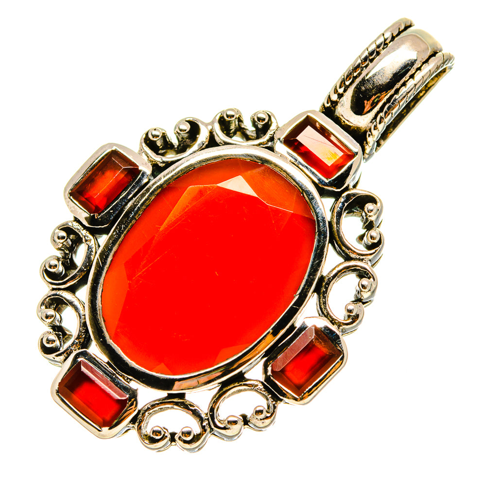 Red Onyx Pendants handcrafted by Anasilvercos - PD759193