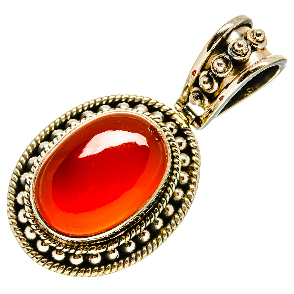 Red Onyx Pendants handcrafted by Anasilvercos - PD759198
