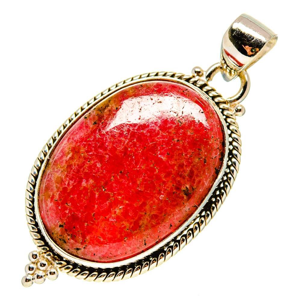Rhodonite Pendants handcrafted by Anasilvercos - PD759203