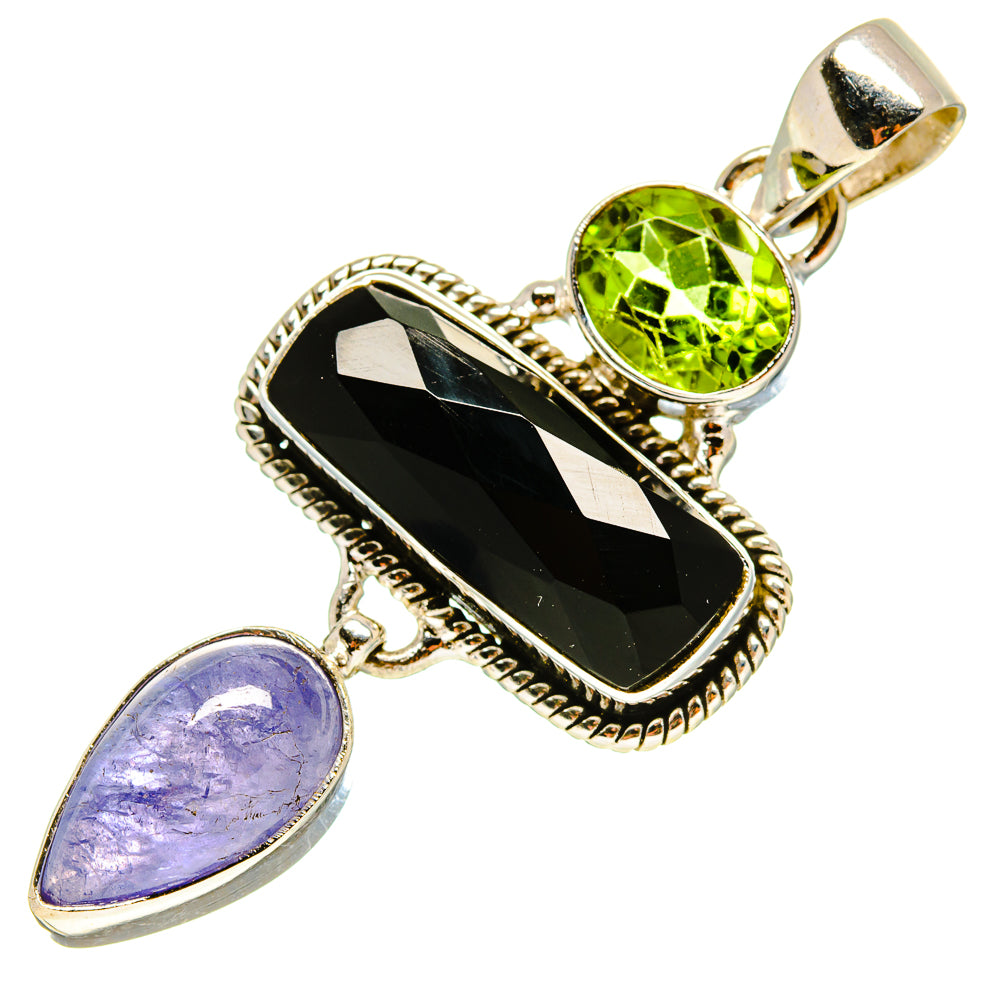 Black Onyx Pendants handcrafted by Anasilvercos - PD759214