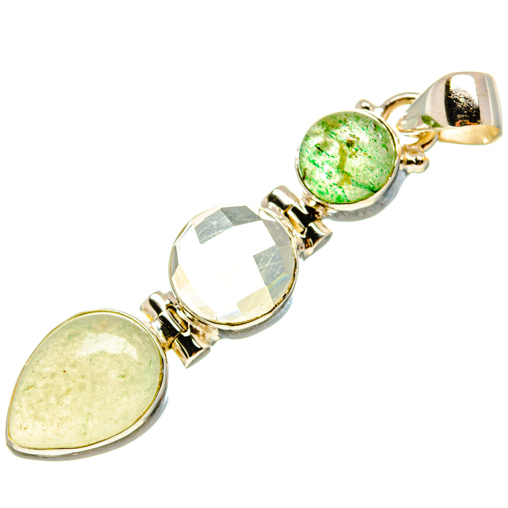 Prehnite Pendants handcrafted by Anasilvercos - PD759225