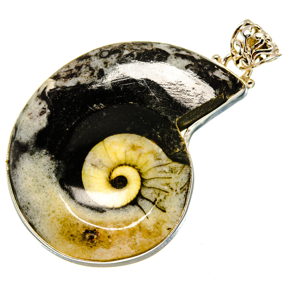 Orthoceras Fossil Pendants handcrafted by Anasilvercos - PD759257