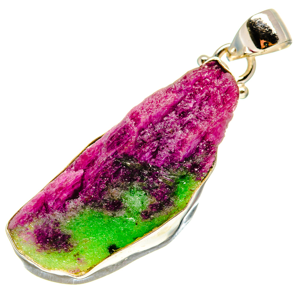 Ruby Zoisite Pendants handcrafted by Anasilvercos - PD759266