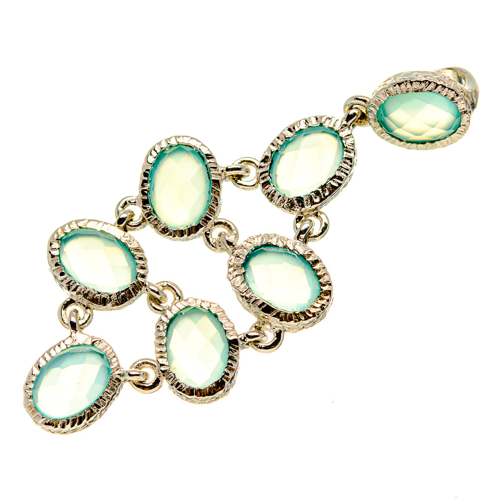 Aqua Chalcedony Pendants handcrafted by Anasilvercos - PD759294