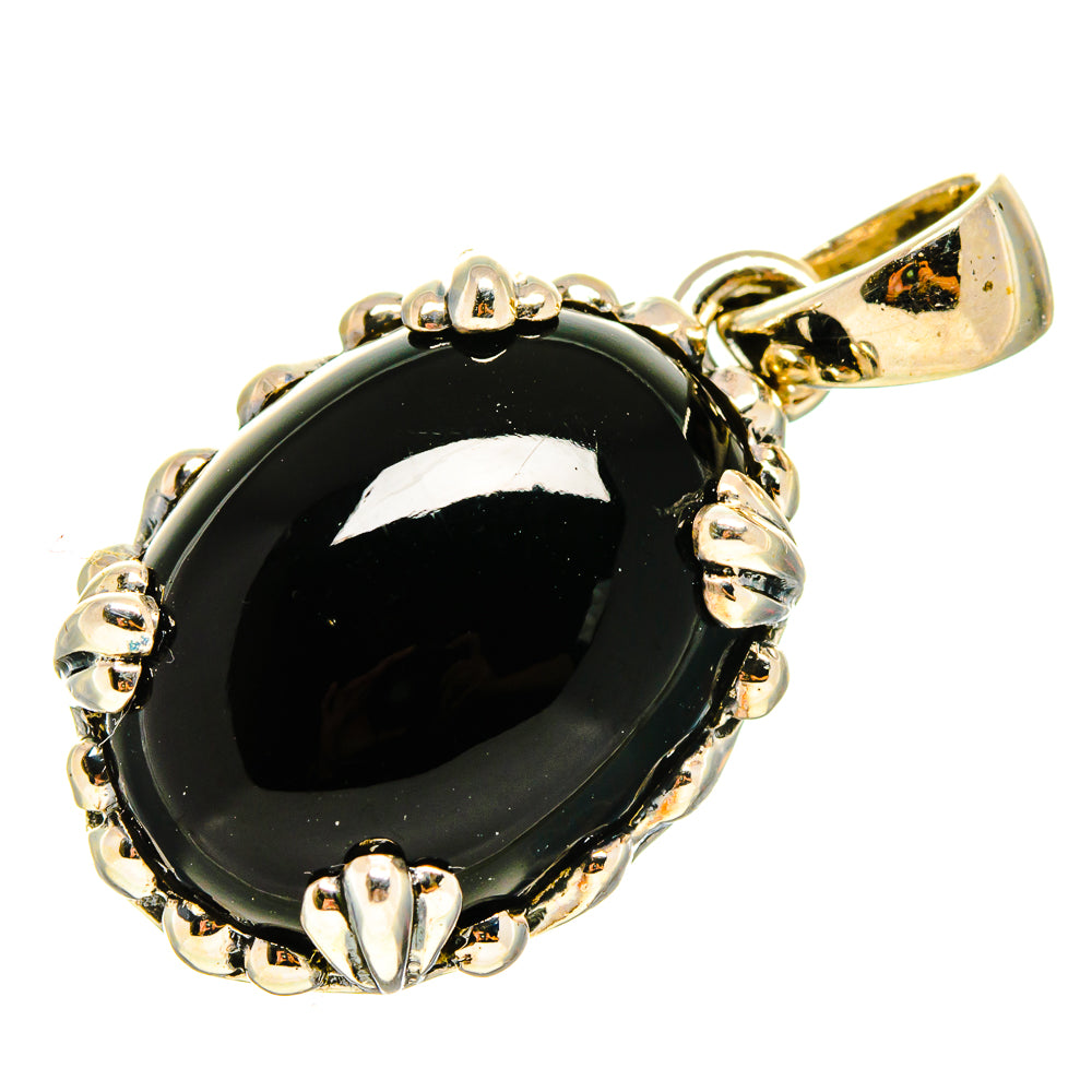 Black Onyx Pendants handcrafted by Anasilvercos - PD759316