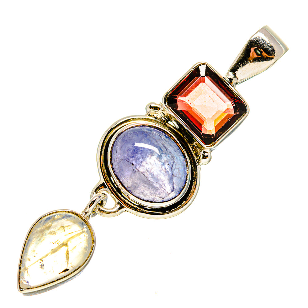 Tanzanite Pendants handcrafted by Anasilvercos - PD759317