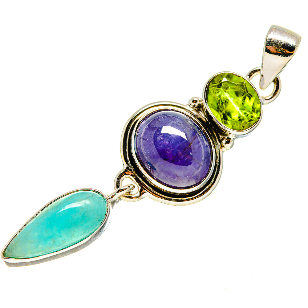 Tanzanite Pendants handcrafted by Anasilvercos - PD759321