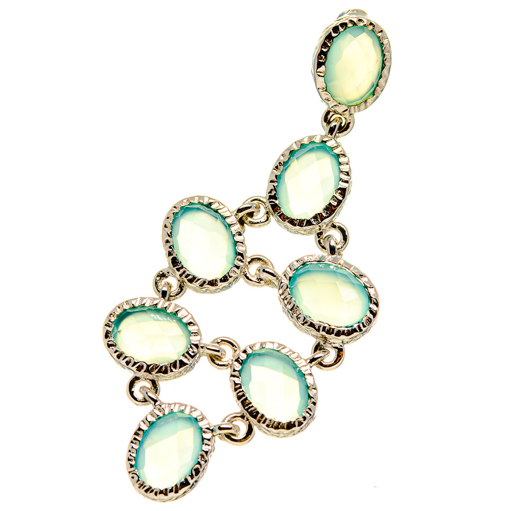 Aqua Chalcedony Pendants handcrafted by Anasilvercos - PD759325