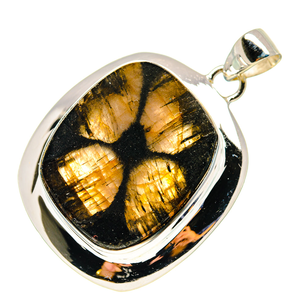 Chiastolite Pendants handcrafted by Anasilvercos - PD759334