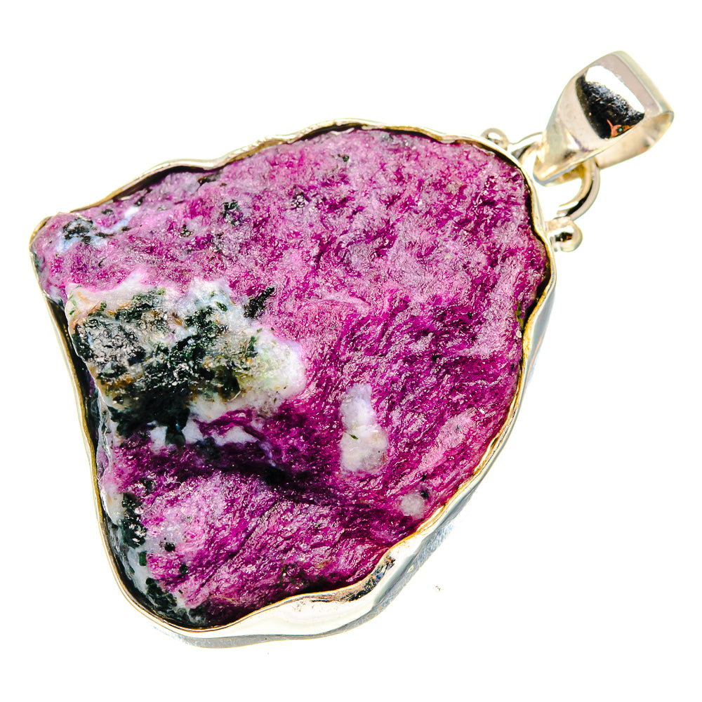 Ruby Fuchsite Pendants handcrafted by Anasilvercos - PD759344