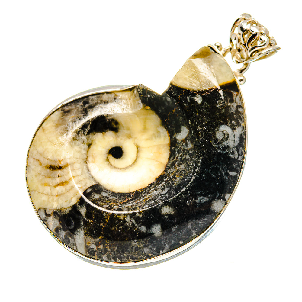 Orthoceras Fossil Pendants handcrafted by Anasilvercos - PD759345