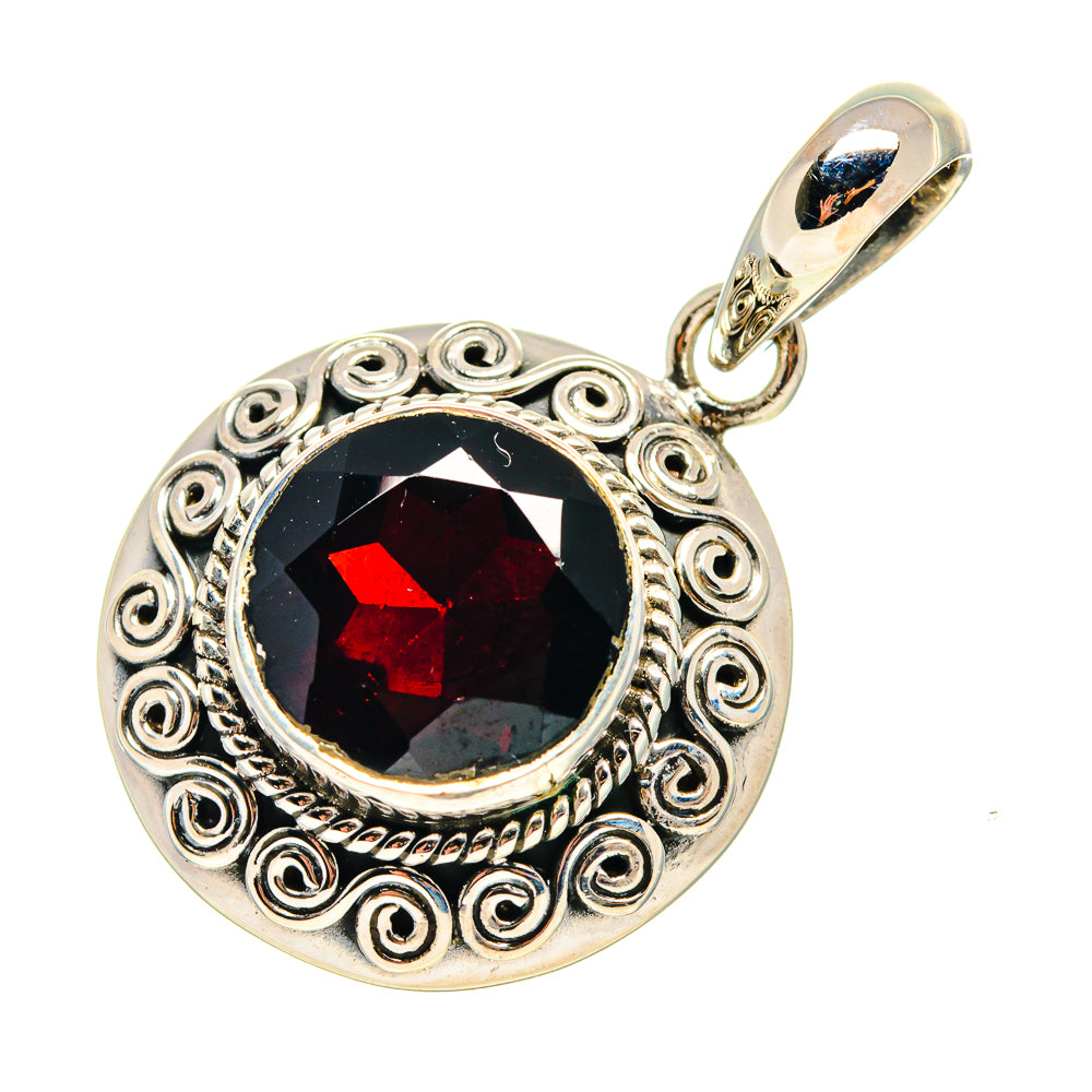 Garnet Pendants handcrafted by Anasilvercos - PD759350