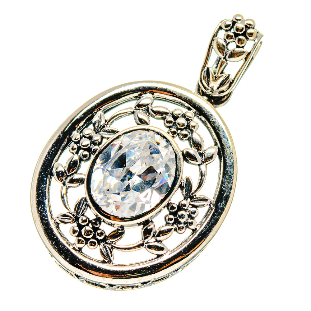 White Quartz Pendants handcrafted by Anasilvercos - PD759355
