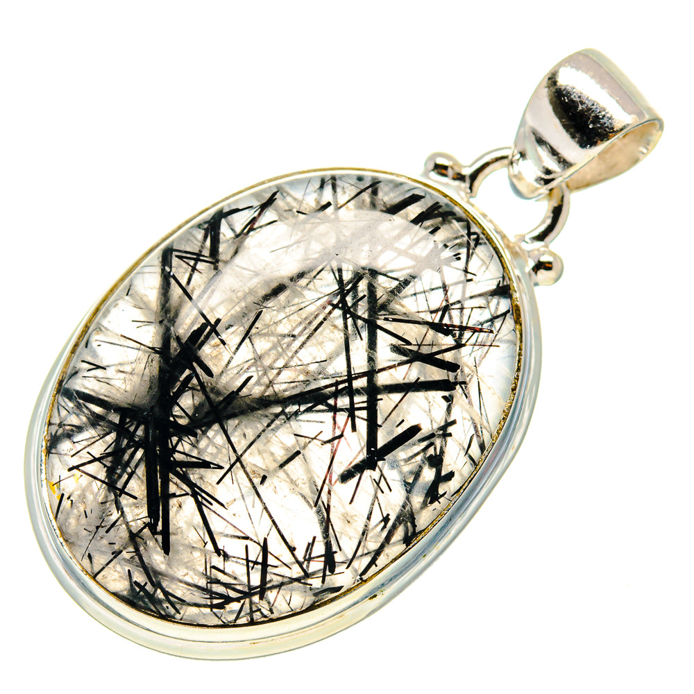 Tourmalinated Quartz Pendants handcrafted by Anasilvercos - PD759363