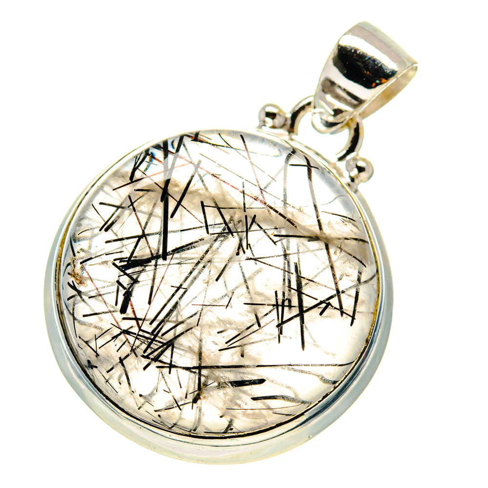 Tourmalinated Quartz Pendants handcrafted by Anasilvercos - PD759371