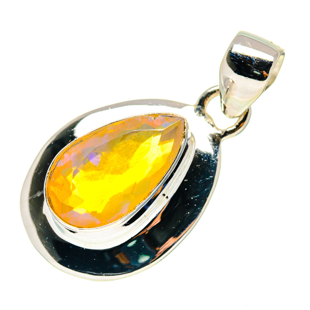 Ethiopian Opal Pendants handcrafted by Anasilvercos - PD759384