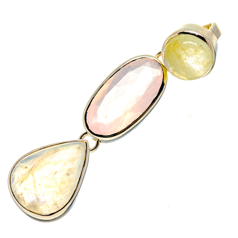 Rainbow Moonstone Pendants handcrafted by Anasilvercos - PD759388