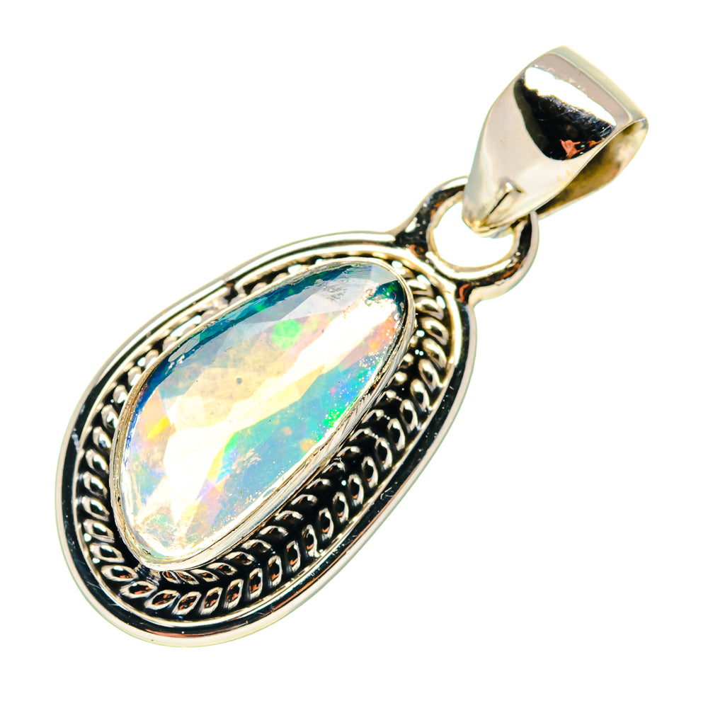 Ethiopian Opal Pendants handcrafted by Anasilvercos - PD759392