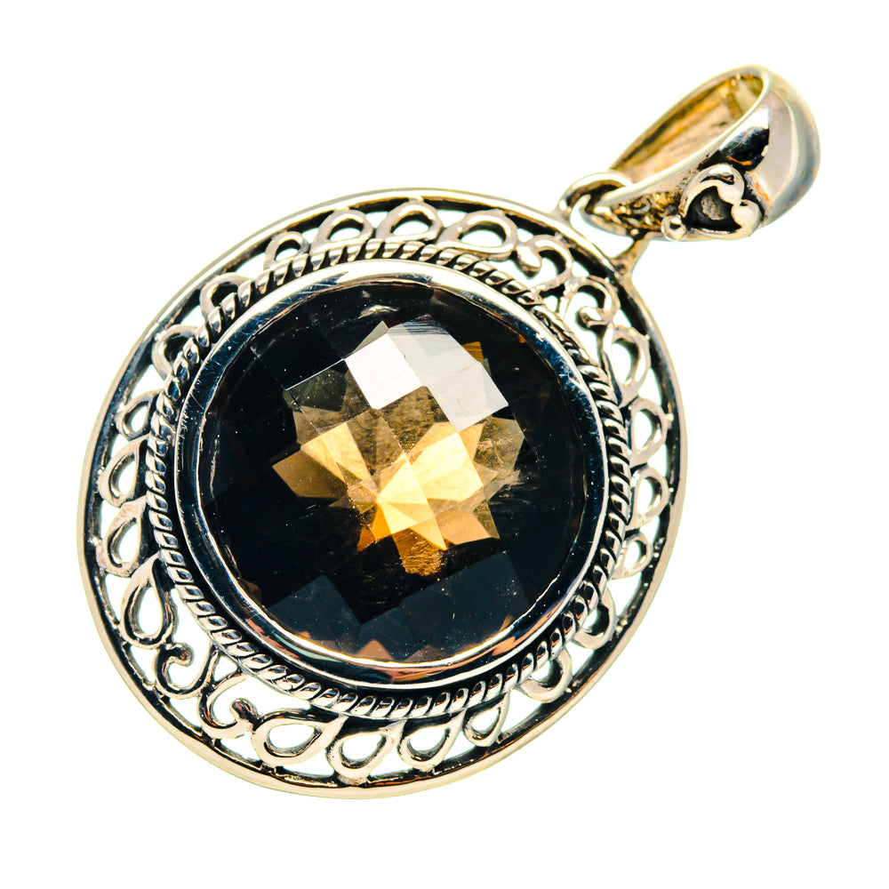 Smoky Quartz Pendants handcrafted by Anasilvercos - PD759405