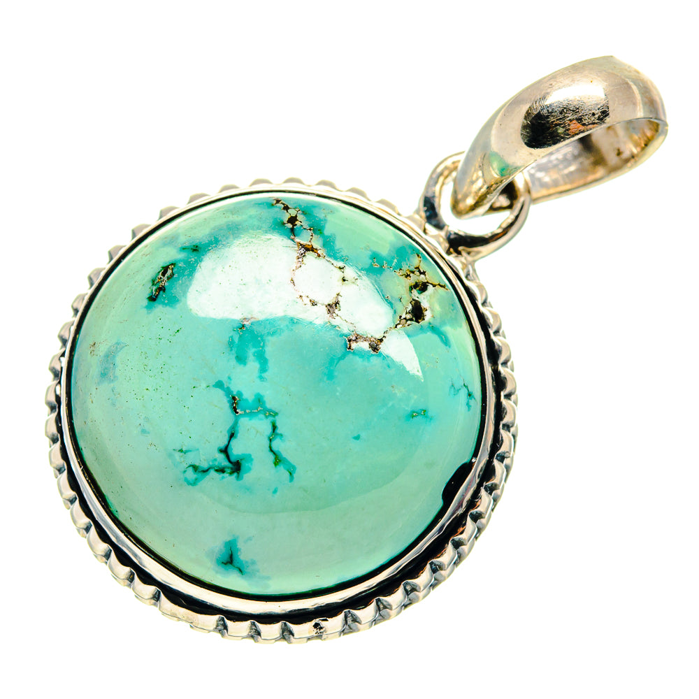 Tibetan Turquoise Pendants handcrafted by Anasilvercos - PD759411